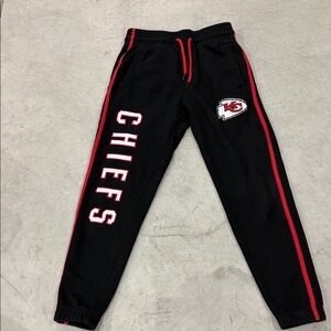Kids Black Chiefs Sweatpants